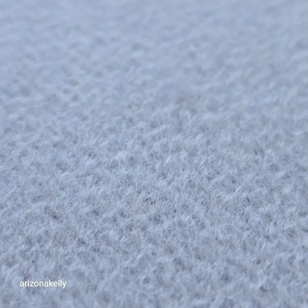 Blue Cashmere Fringe Scarf Sky Blue Baby Blue Pastel